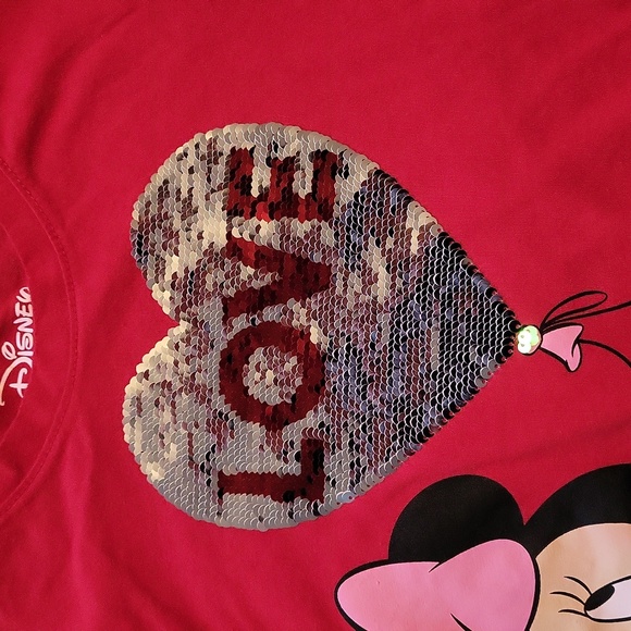 Minnie Mouse Reversible Sequins  tshirt - Picture 4 of 7